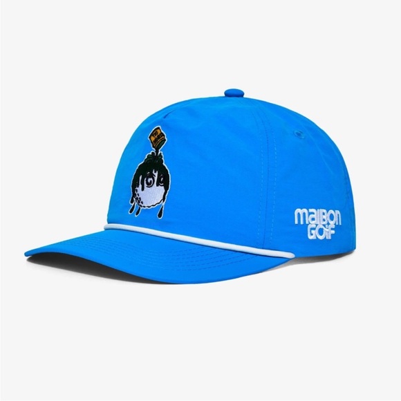 Malbon Swing Oil Blue SnapBack Hat NEW